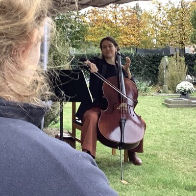 Dag van de stilte 2021 Cello en poëzie in Wolfsdonk