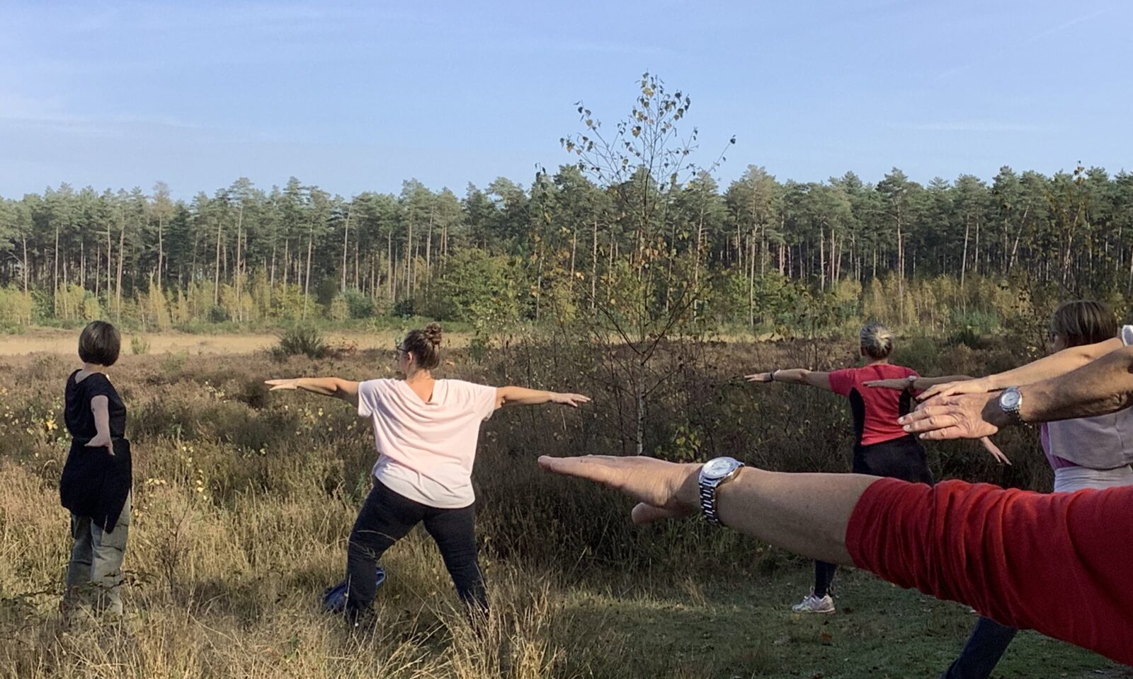 Yoga langs bos heide en ven - Dag van de Stilte 2022